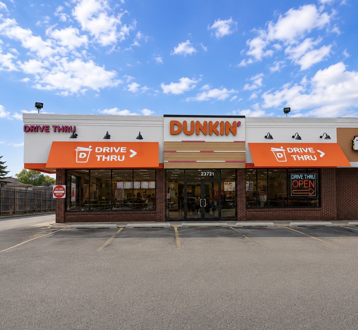 The Warrenville Dunkin' restaurant
